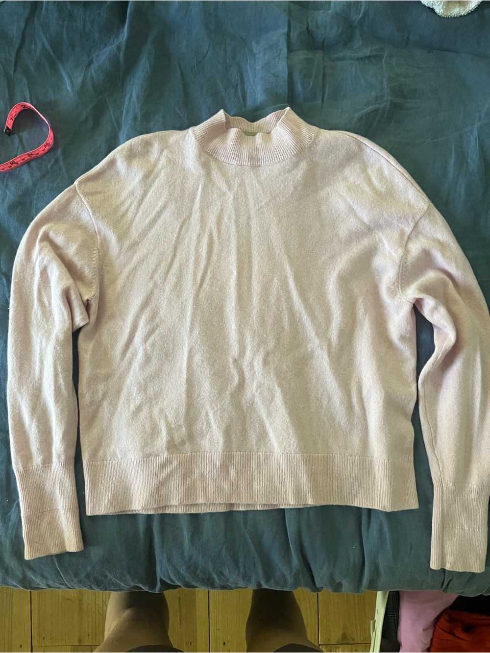 Everlane mock neck cashmere sweater
